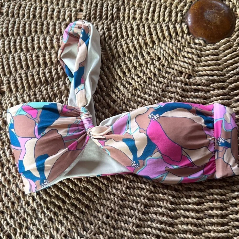 NEW L*Space Eco Chic Mick Bikini Top XS